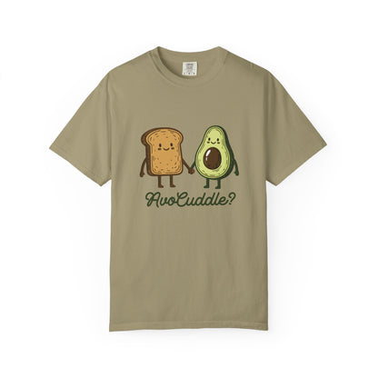 "AvoCuddle?" T-Shirt - Cute Avocado & Toast Couple Tee
