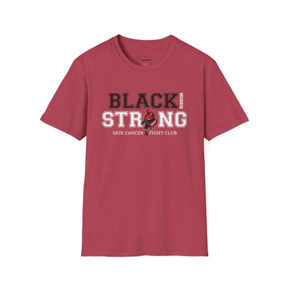 Black Ribbon Strong T-Shirt — Skin Cancer Fight Club Awareness Tee