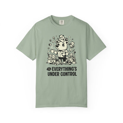 "Everything’s Under Control... I Think" T-Shirt — Cute Chaos Cartoon Tee