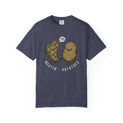 Meatin' Potatoes T-Shirt — Cute Steak & Potato Graphic Tee