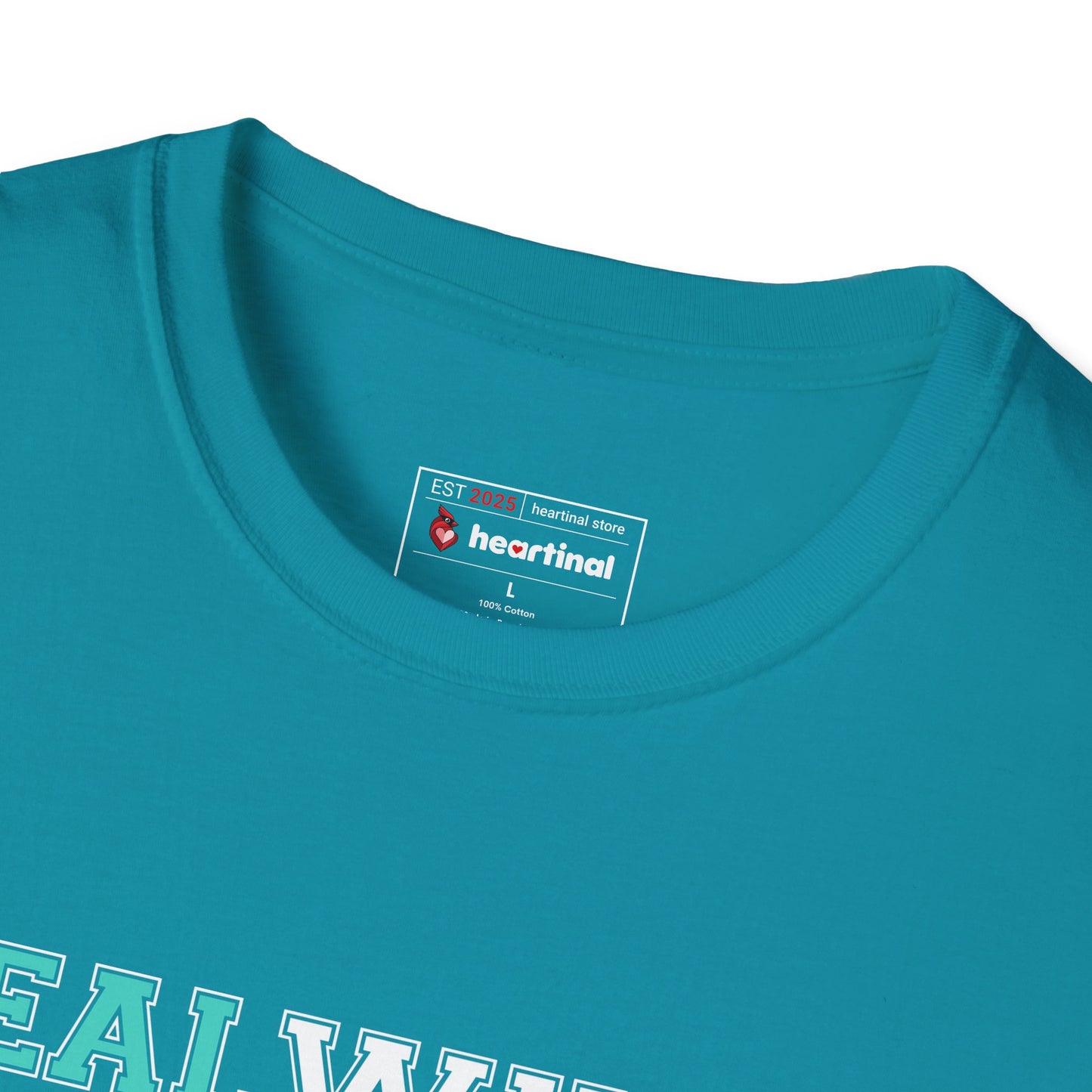 Teal White Strong - Cervical Cancer Fight Club T-Shirt
