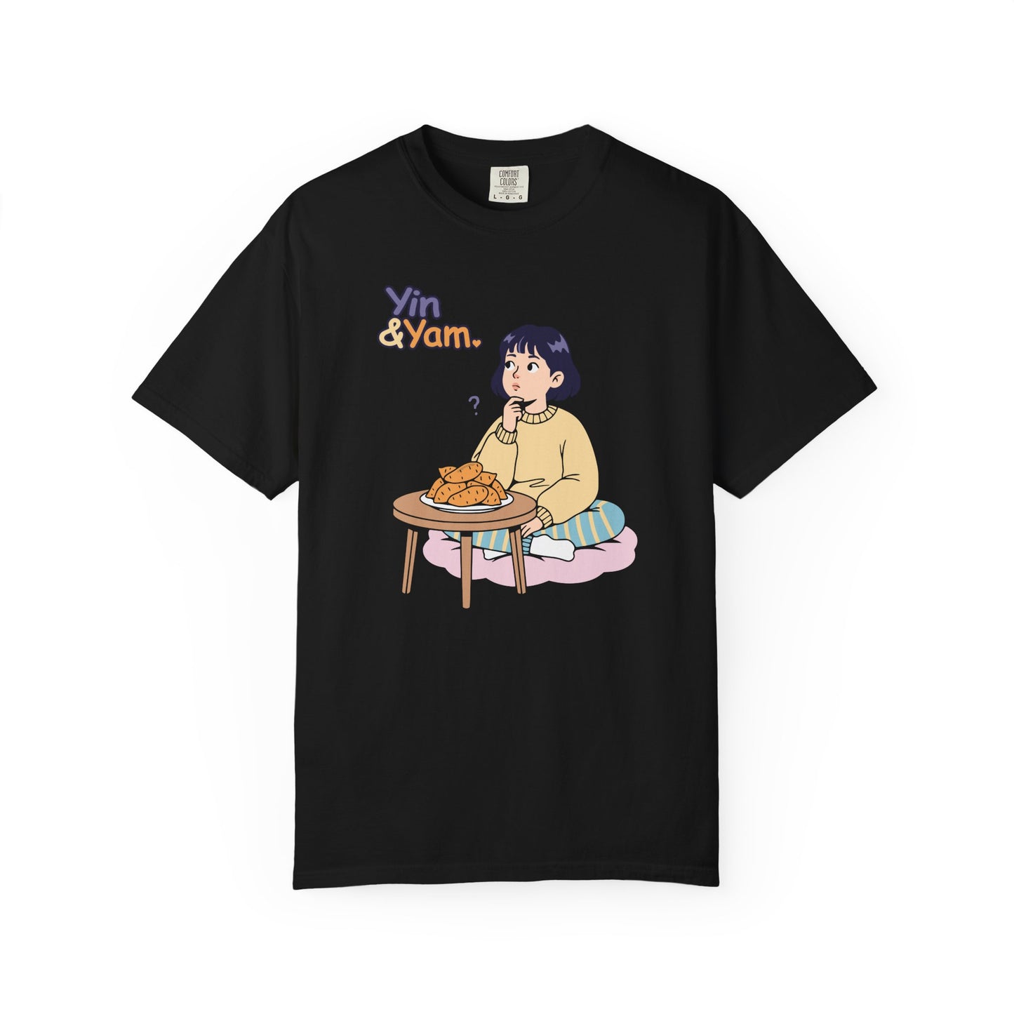 “Yin & Yam” T‑Shirt — Cute Unisex Fun Existential Snack Illustration Tee