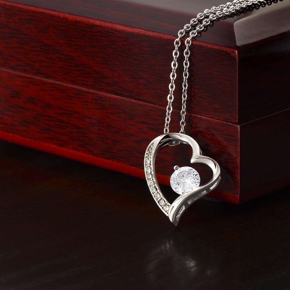 Forever Love Necklace: with Personalized message card (optional)