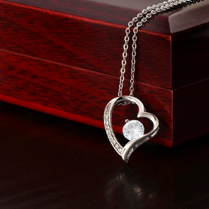 Forever Love Necklace: with Personalized message card (optional)