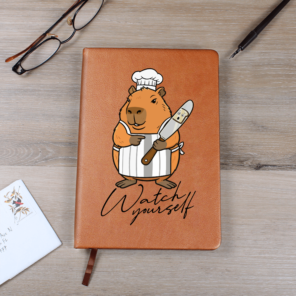 "Watch Yourself" Graphic Journal: Don't mess with this Capybara's notebook!