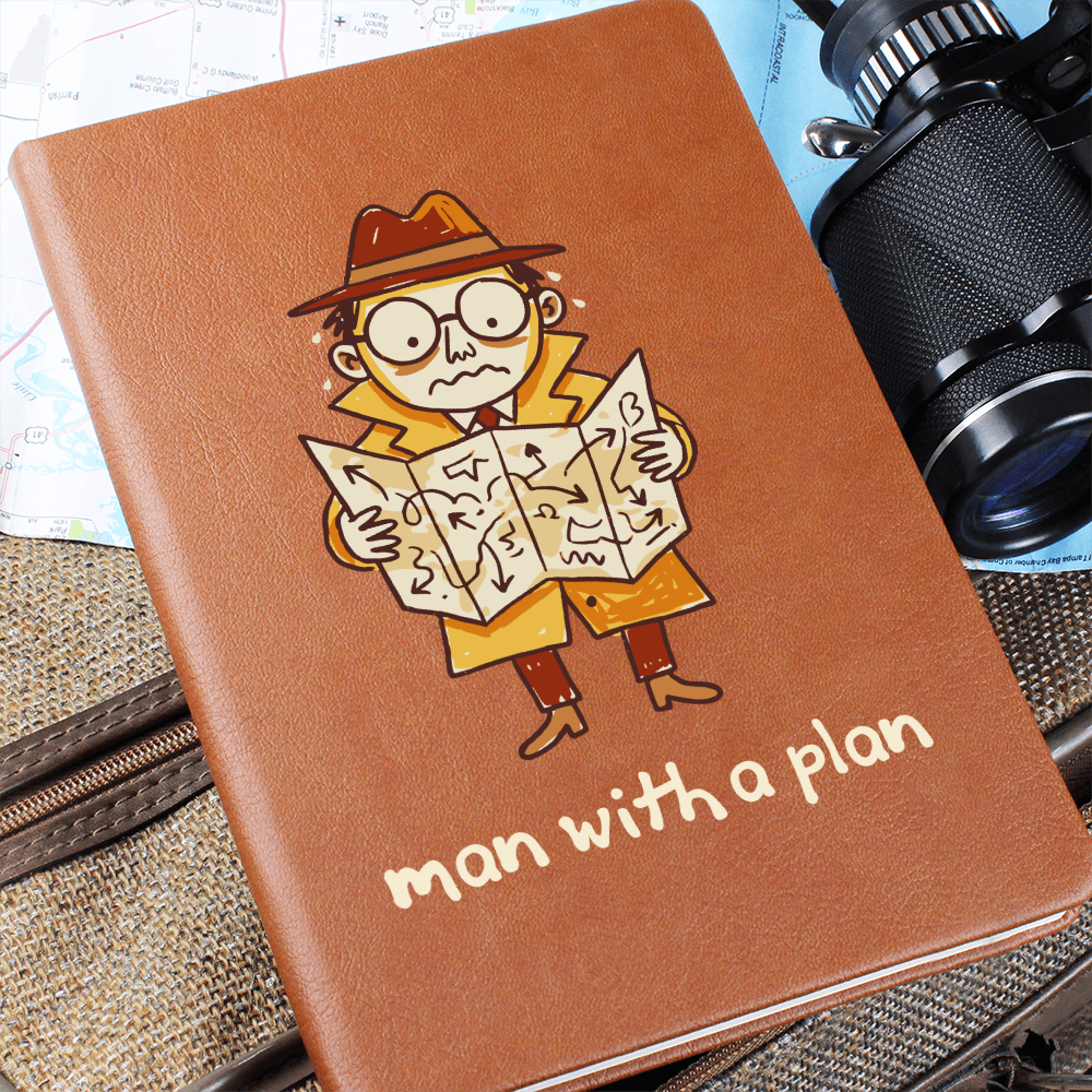 "Man with a Plan" Graphic Journal: Strictly Top Secret Scribbles