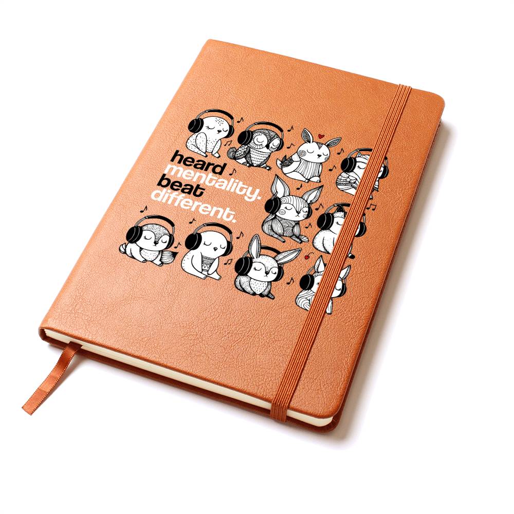 "Heard Mentality. Beat Different" Graphic Journal: Take note & follow your own rules!