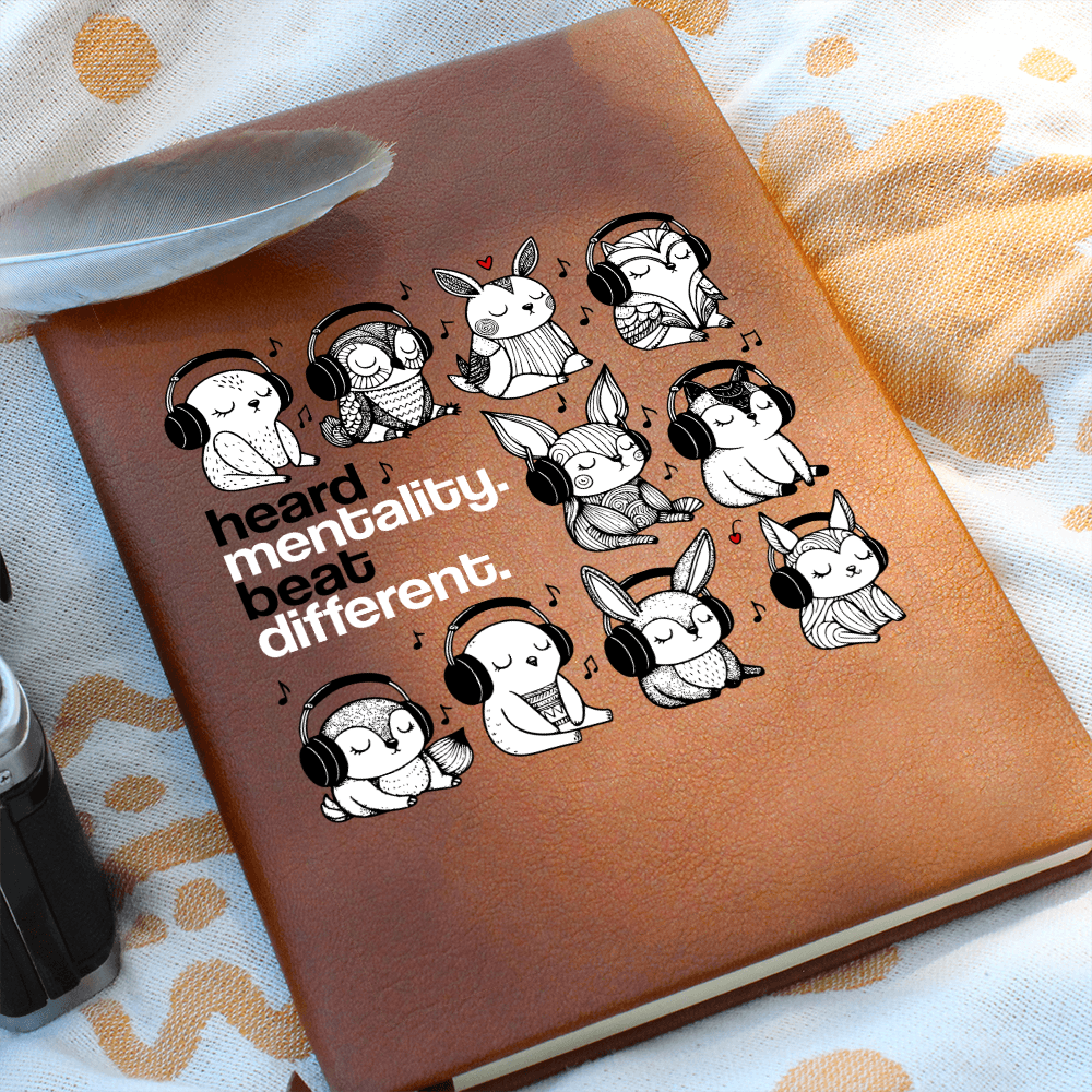 "Heard Mentality. Beat Different" Graphic Journal: Take note & follow your own rules!