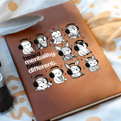 "Heard Mentality. Beat Different" Graphic Journal: Take note & follow your own rules!