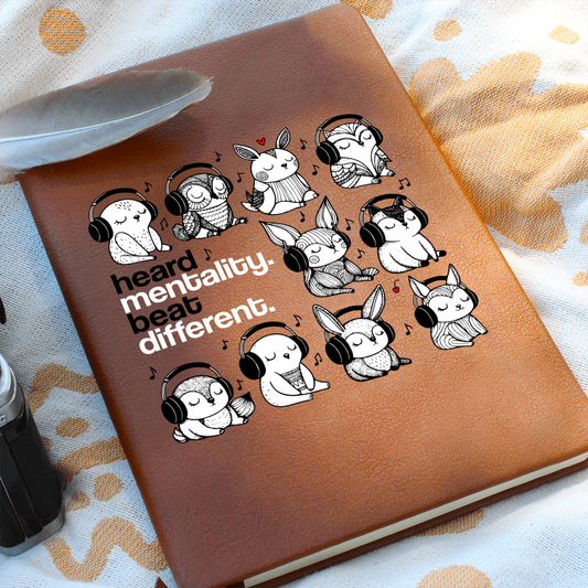 "Heard Mentality. Beat Different" Graphic Journal: Take note & follow your own rules!