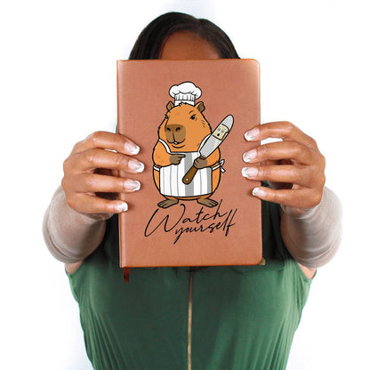 "Watch Yourself" Graphic Journal: Don't mess with this Capybara's notebook!