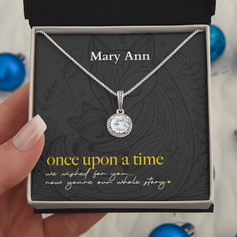 Eternal Hope Necklace: with personalized message card (optional)