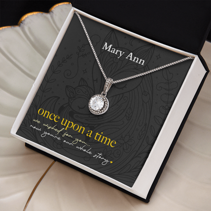 Eternal Hope Necklace: with personalized message card (optional)