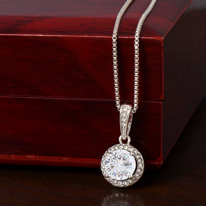 Eternal Hope Necklace: with personalized message card (optional)