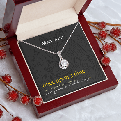 Eternal Hope Necklace: with personalized message card (optional)