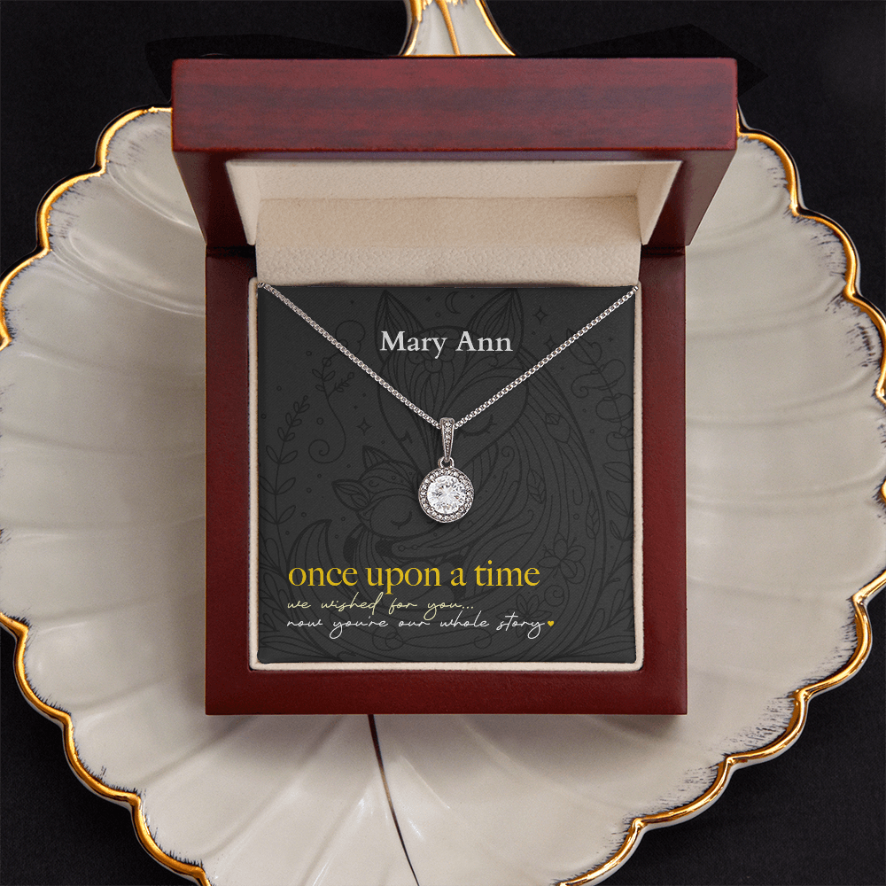 Eternal Hope Necklace: with personalized message card (optional)