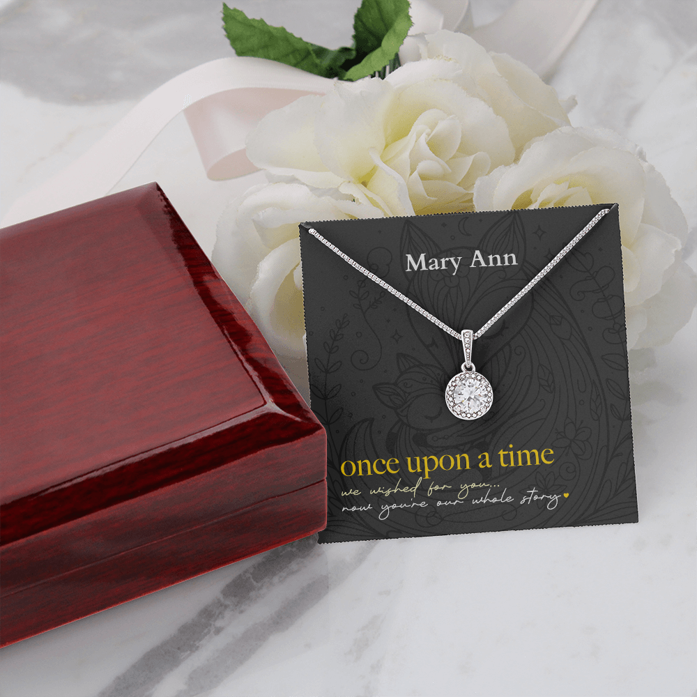 Eternal Hope Necklace: with personalized message card (optional)