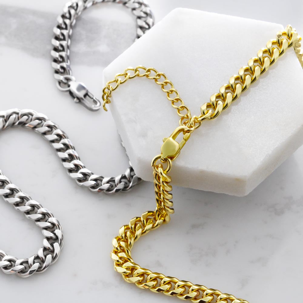 Cuban Link Chain | Sterling Silver or 14K Gold (Choose Your Style)