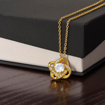 Love Knot Necklace: Personalized (optional) for sisters, besties, & soul mates!