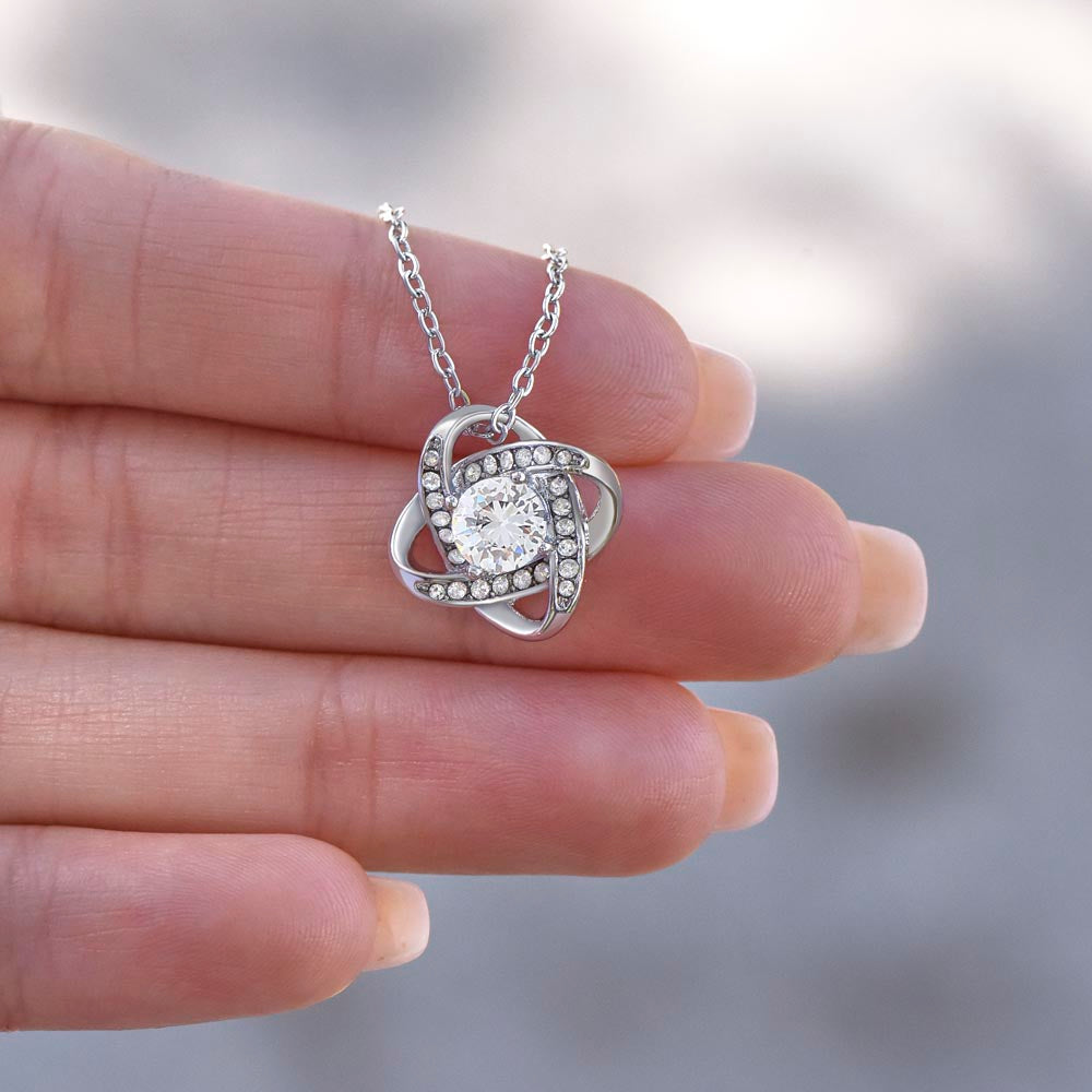 Love Knot Necklace: Personalized (optional) for sisters, besties, & soul mates!