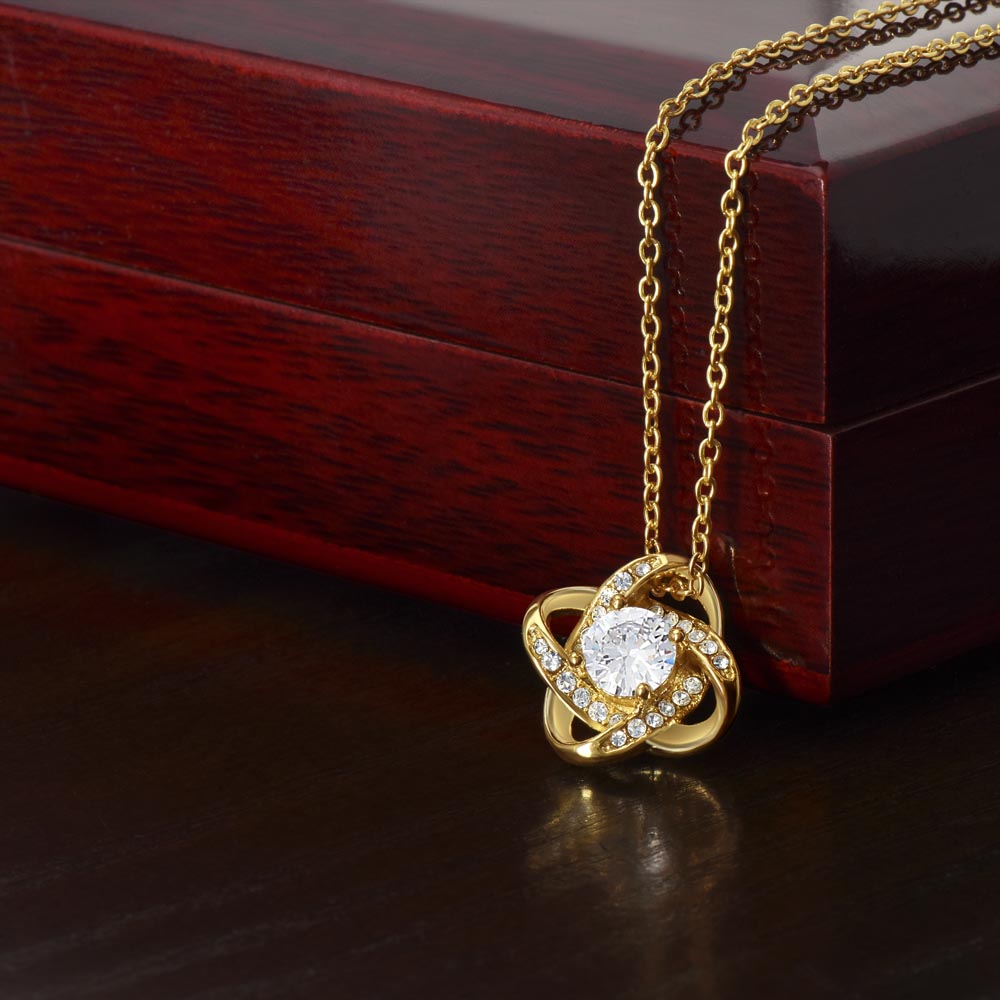 Love Knot Necklace: Personalized (optional) for sisters, besties, & soul mates!