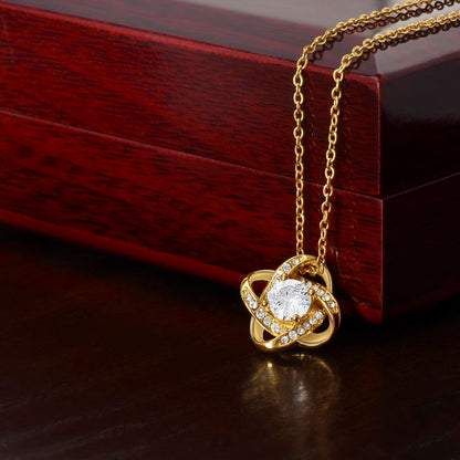 Love Knot Necklace: Personalized (optional) for sisters, besties, & soul mates!