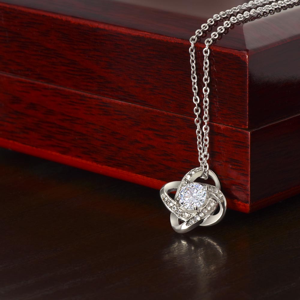 Love Knot Necklace: Personalized (optional) for sisters, besties, & soul mates!