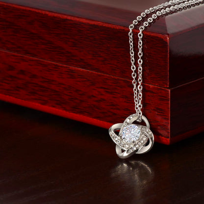 Love Knot Necklace: Personalized (optional) for sisters, besties, & soul mates!
