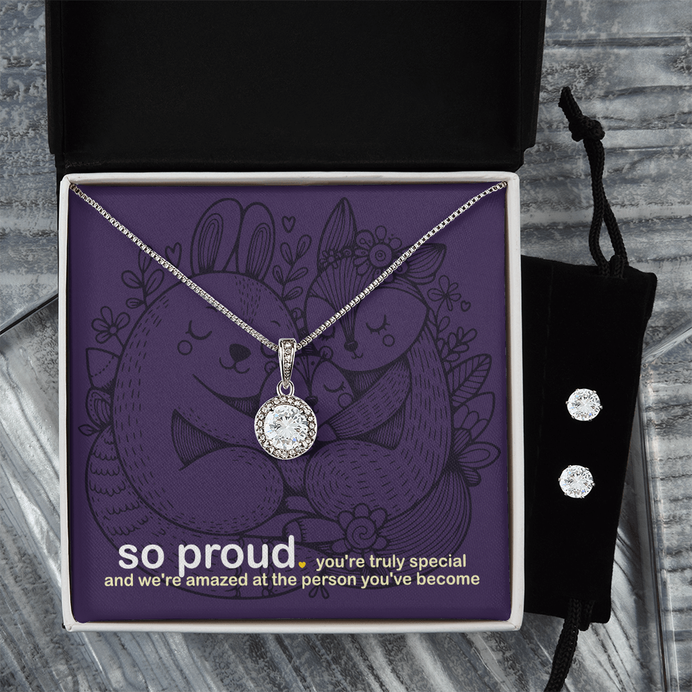 Eternal Hope Necklace & Earring Set: special gift bundle