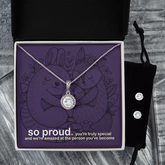 Eternal Hope Necklace & Earring Set: special gift bundle