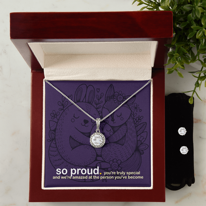 Eternal Hope Necklace & Earring Set: special gift bundle