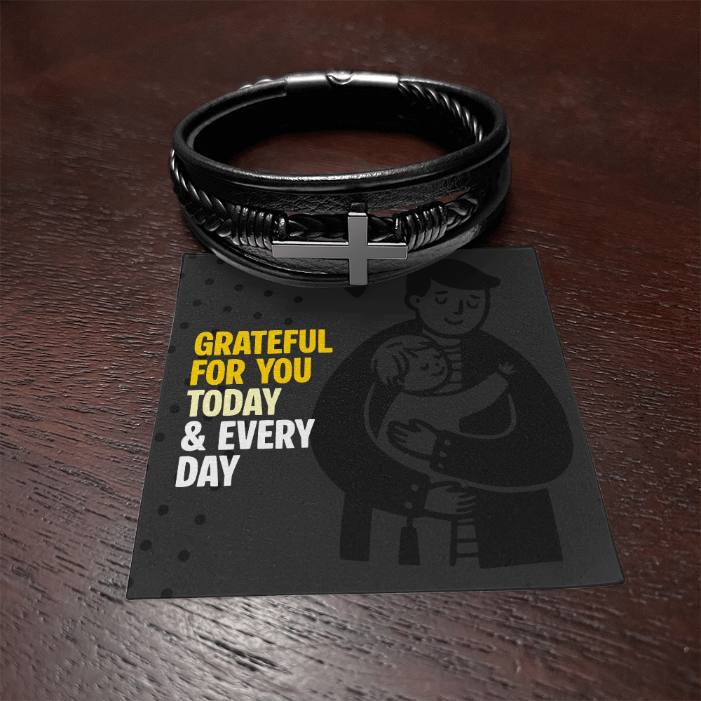 Men's Cross Bracelet: A heartfelt gift of appreciation