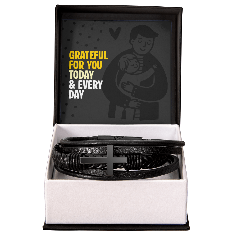 Men's Cross Bracelet: A heartfelt gift of appreciation