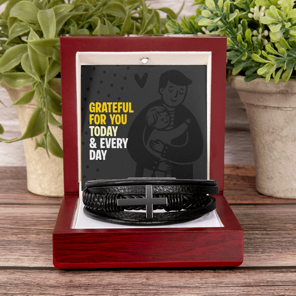 Men's Cross Bracelet: A heartfelt gift of appreciation