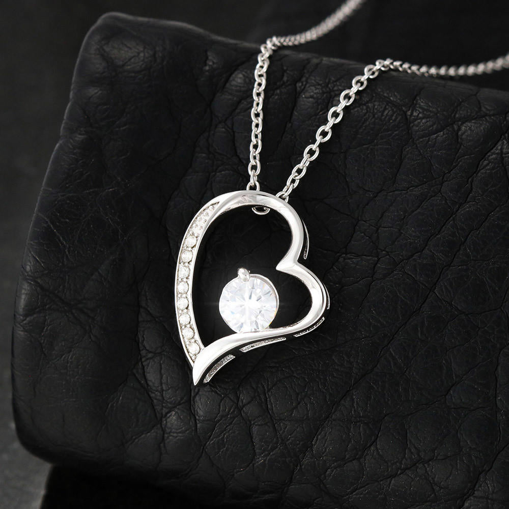 Forever Love Necklace: with Personalized message card (optional)