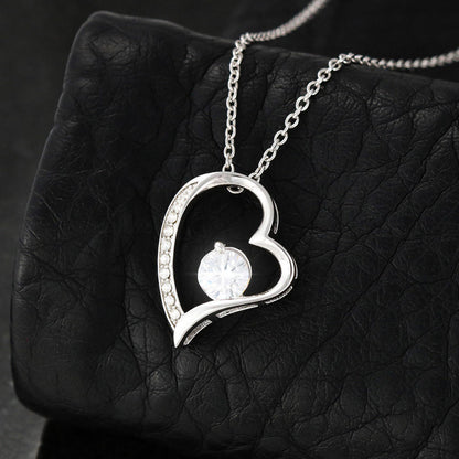 Forever Love Necklace: with Personalized message card (optional)