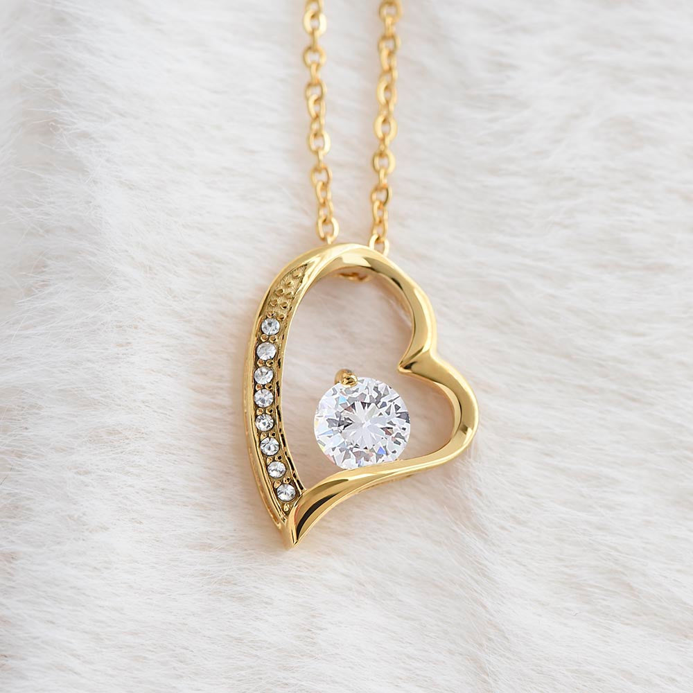 Forever Love Necklace: with Personalized message card (optional)