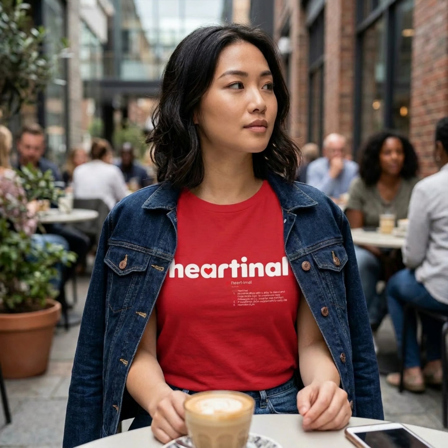 heartinal® "Heart on Your Sleeve" T-Shirt — Wordmark Logo Front with "Nutrition Facts" Back Tee