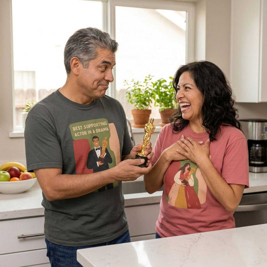 "Best Supporting Actor in a Drama" Couples Tee — Funny Award Winner Graphic T-Shirt