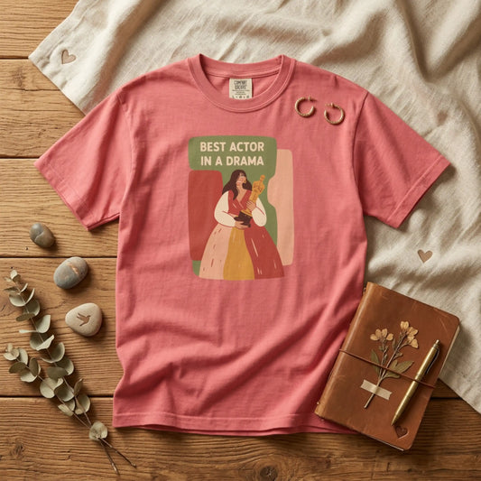 "Best Actor in a Drama" Couples Tee - Funny Unisex Award T-Shirt