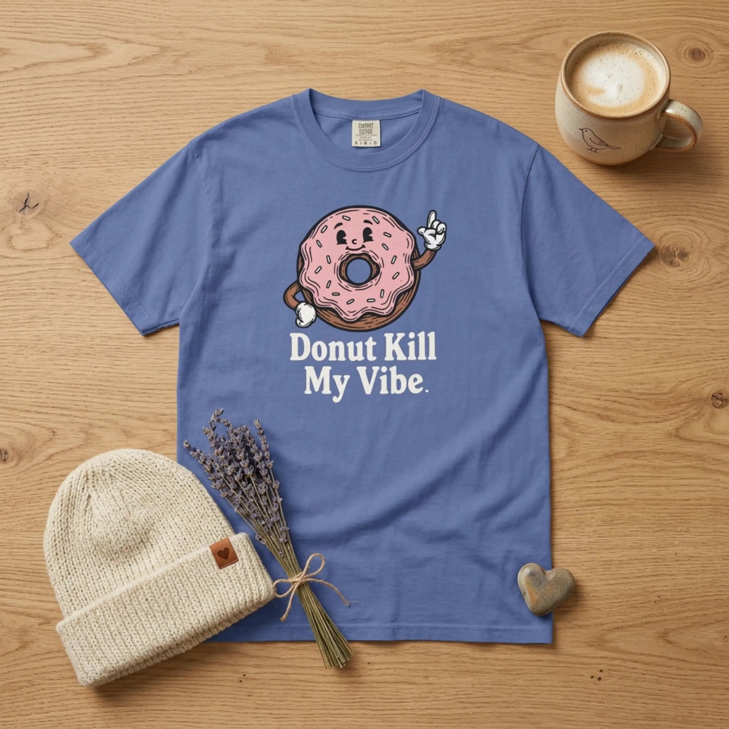 Donut Kill My Vibe T-Shirt - Sweet Retro Tee