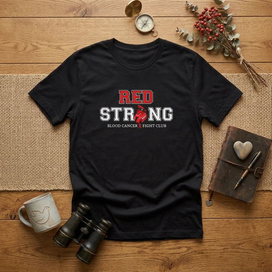 Red Strong T-Shirt — Blood Cancer Fight Club Awareness Tee