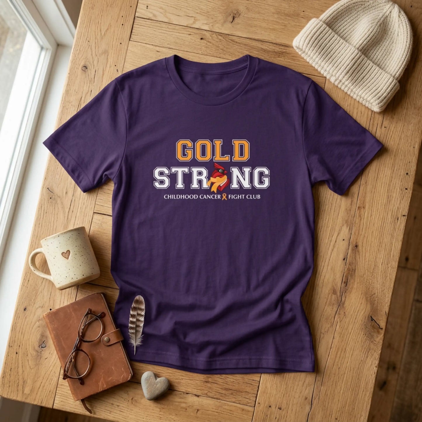 Gold Strong - Childhood Cancer Awareness T-Shirt