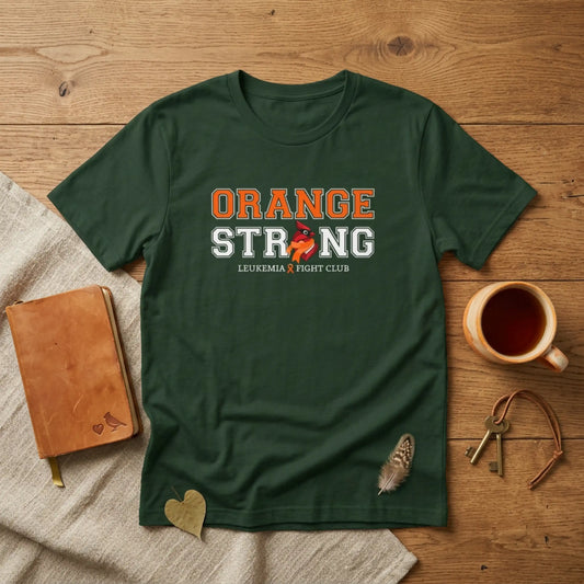 Orange Strong T-Shirt — Leukemia Cancer Fight Club Support Tee