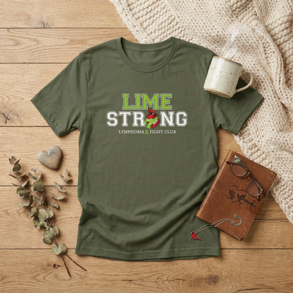 Lime Strong T-Shirt — Lymphoma Cancer Fight Club Awareness Tee