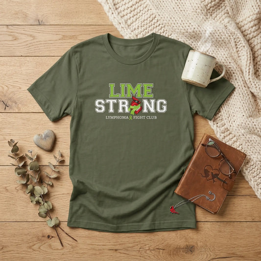 Lime Strong T-Shirt — Lymphoma Cancer Fight Club Awareness Tee