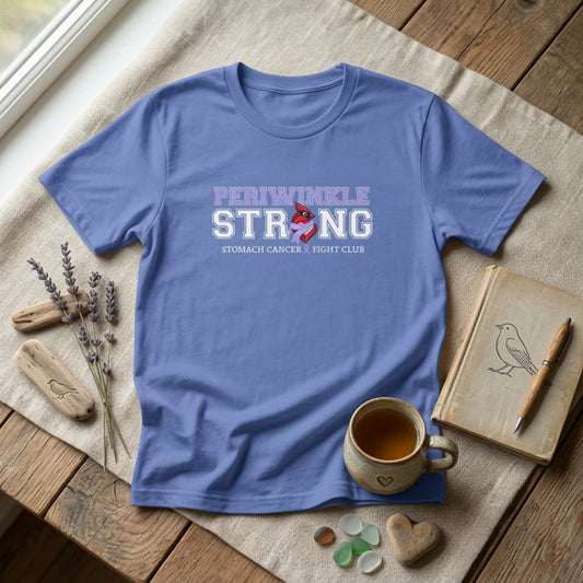 Periwinkle Strong - Stomach Cancer Awareness T-Shirt