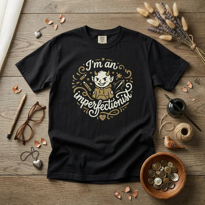 "I'm an Imperfectionist" Graphic T-Shirt — Retro Cute Self-Love Funny Imp Tee