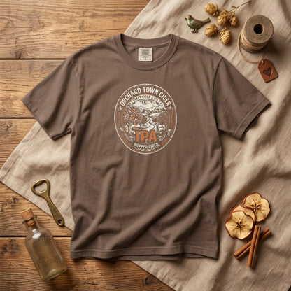 Orchard Town Cider IPA T-Shirt — Vintage Hopped Craft Beer Tee