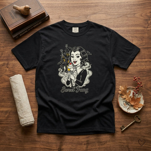 Sweet Fang Vampire Girl Graphic T-Shirt